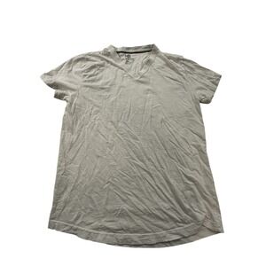 Michael Brandon Men's Solid‎ White T-Shirt Size Small Pullover Designer EUC